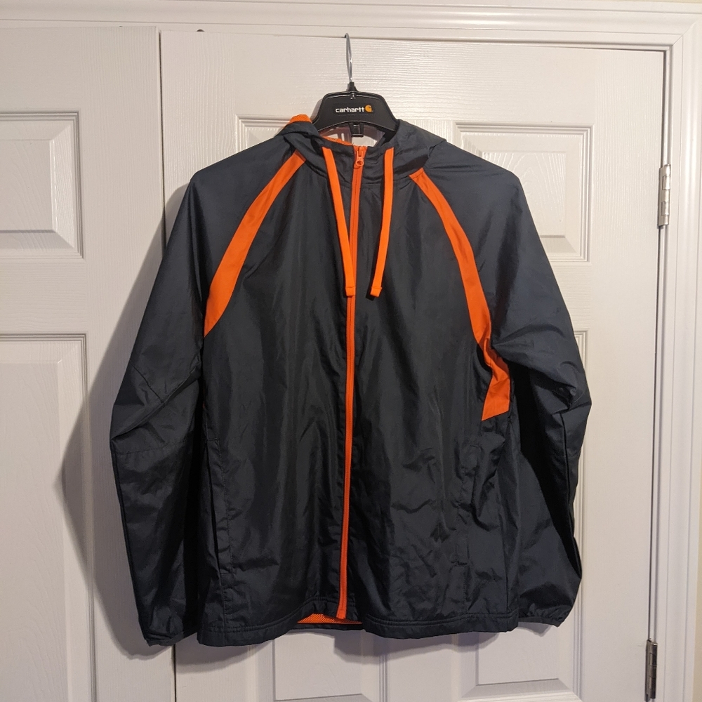 Starter Windbreaker Jacket Hooded Full Zip men's Size medium